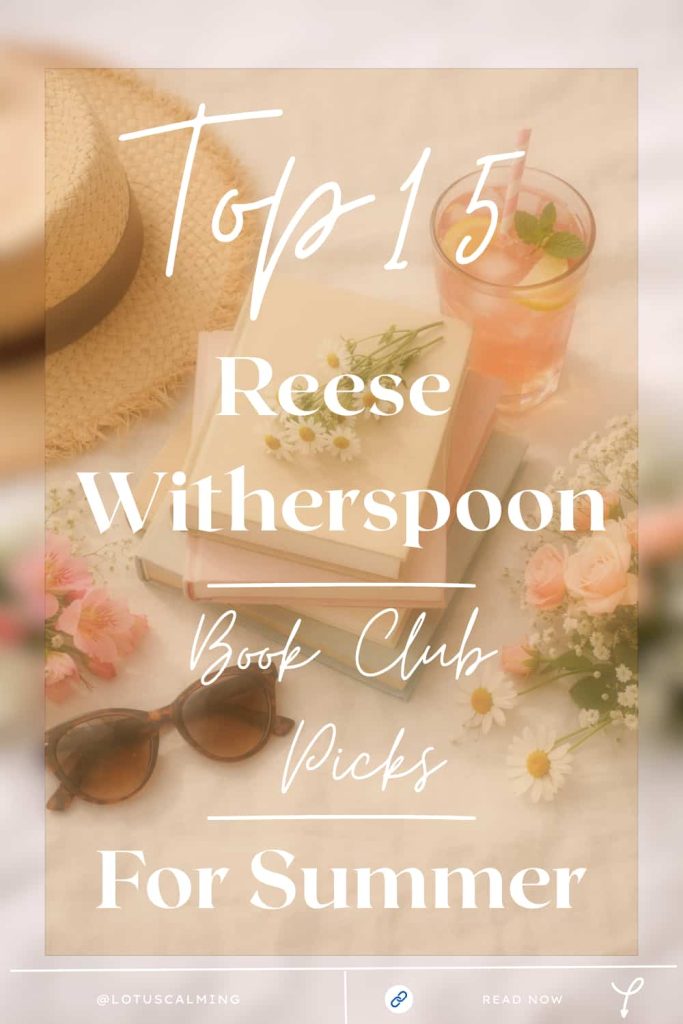 A stack of books with a pink lemonade, sunglasses, a straw hat, and fresh flowers.