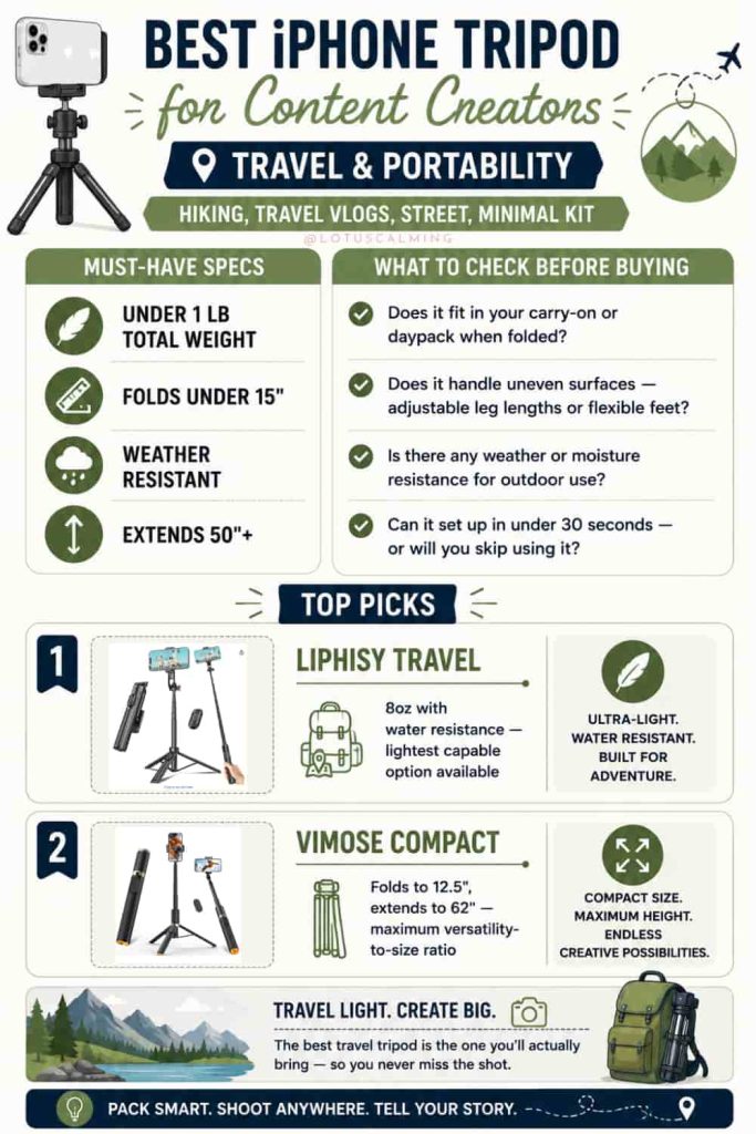 Best Tripod for Content Creation While Traveling and Vlogging