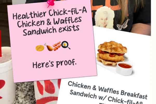Healthy Chick-fil-A Chicken & Waffles Sandwich